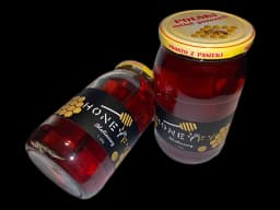 Raspberry Honey - Alternative view of premium Polish honey